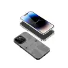 İphone 13 Pro Max Kılıf Mekanik Bumper Kapak - Mavi