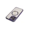 İphone 13 Pro Max Kılıf Prag Magneticsafe Kapak - Derin Mor
