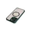 İphone 13 Pro Max Kılıf Prag Magneticsafe Kapak - Koyu Yeşil