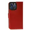İphone 13 Pro Max Kılıf Trend S Plus Kapaklı Kılıf - Kırmızı