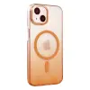 İphone 14 Glossy Magsafe Kapak - Turuncu