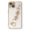 İphone 14 Kılıf Esila Silikon - Beyaz