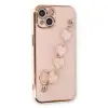 İphone 14 Kılıf Esila Silikon - Pudra