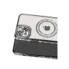 İphone 14 Kılıf Joke Simli Magneticsafe Kılıf - Siyah