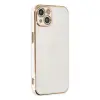 İphone 14 Kılıf Volet Silikon - Beyaz