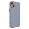 İphone 14 Kılıf Volet Silikon - Mavi