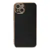 İphone 14 Kılıf Volet Silikon - Siyah