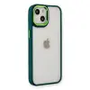 İphone 14 Plus Kılıf Dora Kapak - Haki Yeşil