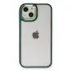 İphone 14 Plus Kılıf Dora Kapak - Haki Yeşil