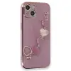 İphone 14 Plus Kılıf Esila Silikon - Mor