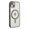 İphone 14 Plus Kılıf Magneticsafe Lazer Silikon - Siyah