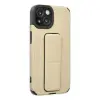 İphone 14 Plus Kılıf Mega Standlı Silikon - Gold