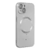 İphone 14 Plus Kılıf Moshi Lens Magneticsafe Silikon - Gümüş