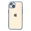 İphone 14 Plus Kılıf Razer Lensli Silikon - Açık Mavi