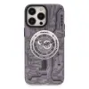 İphone 14 Pro Kılıf Apollo Magneticsafe Desenli Kapak - Apollo Mor - 5