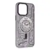 İphone 14 Pro Kılıf Apollo Magneticsafe Desenli Kapak - Apollo Mor - 5