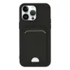 İphone 14 Pro Kılıf Kelvin Kartvizitli Silikon - Siyah