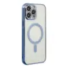 İphone 14 Pro Kılıf Magneticsafe Lazer Silikon - Sierra Blue