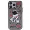 İphone 14 Pro Kılıf Prada Desenli Kapak - Prada Siyah - 1