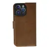 İphone 14 Pro Kılıf Trend S Plus Kapaklı Kılıf - Taba