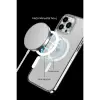 İphone 14 Pro Kılıf Tron Şeffaf Magsafe Kapak - Derin Mor