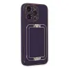 İphone 14 Pro Max Kılıf Coco Elit Kapak - Derin Mor