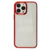 İphone 14 Pro Max Kılıf Element Silikon - Kırmızı