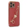 İphone 14 Pro Max Kılıf Esila Silikon - Kırmızı