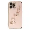 İphone 14 Pro Max Kılıf Esila Silikon - Pudra