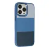 İphone 14 Pro Max Kılıf King Kapak - Açık Mavi-lacivert