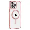 İphone 14 Pro Max Kılıf Kronos Magsafe Kapak - Rose Gold
