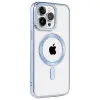 İphone 14 Pro Max Kılıf Kronos Magsafe Kapak - Sierra Blue