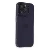 İphone 14 Pro Max Kılıf Luko Lens Silikon - Siyah