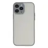 İphone 14 Pro Max Kılıf Montreal Silikon Kapak - Gri