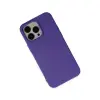 İphone 14 Pro Max Kılıf Nano İçi Kadife Silikon - Mor
