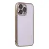 İphone 14 Pro Max Kılıf Razer Lensli Silikon - Gold