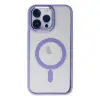 İphone 14 Pro Max Kılıf Room Magneticsafe Silikon - Lila