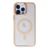 İphone 14 Pro Max Kılıf Room Magneticsafe Silikon - Pudra