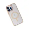 İphone 14 Pro Max Kılıf Room Magneticsafe Silikon - Pudra