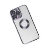 İphone 14 Pro Max Kılıf Slot Silikon - Mor