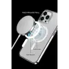 İphone 14 Pro Max Kılıf Tron Şeffaf Magsafe Kapak - Mavi