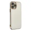 İphone 14 Pro Max Kılıf Volet Silikon - Beyaz