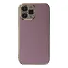 İphone 14 Pro Max Kılıf Volet Silikon - Mor