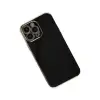 İphone 14 Pro Max Kılıf Volet Silikon - Siyah