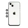 İphone 14 Shine Kamera Lens - Gümüş