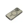 İphone 15 Kılıf Joke Simli Magneticsafe Kılıf - Gri