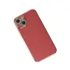 İphone 15 Kılıf Volet Silikon - Kırmızı