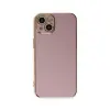 İphone 15 Kılıf Volet Silikon - Mor
