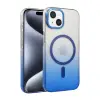 İphone 15 Plus Glossy Magsafe Kapak - Mavi