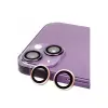 İphone 15 Plus Raze Metal Kamera Lens - Pembe